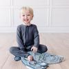 KICKEE Coverall Solid Long Front Opening Size Romper, Color, 2-Way Zipper, Sleeves, Newborn, Baby, Kids, Loungewear, Sleepwear, (Stone, 80)
