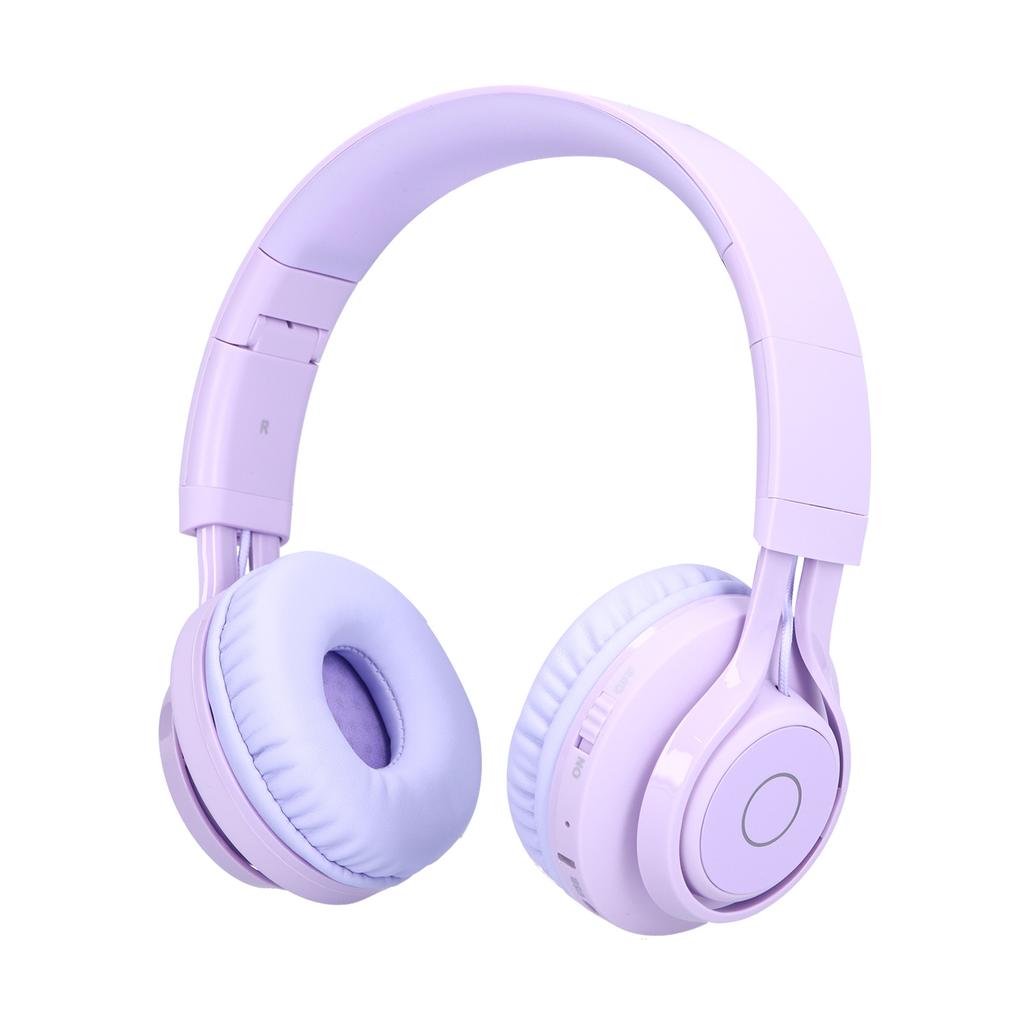 BT06C Children"s Bluetooth Headset LED Light Stereo Foldable Protect Hearing Kids Wireless