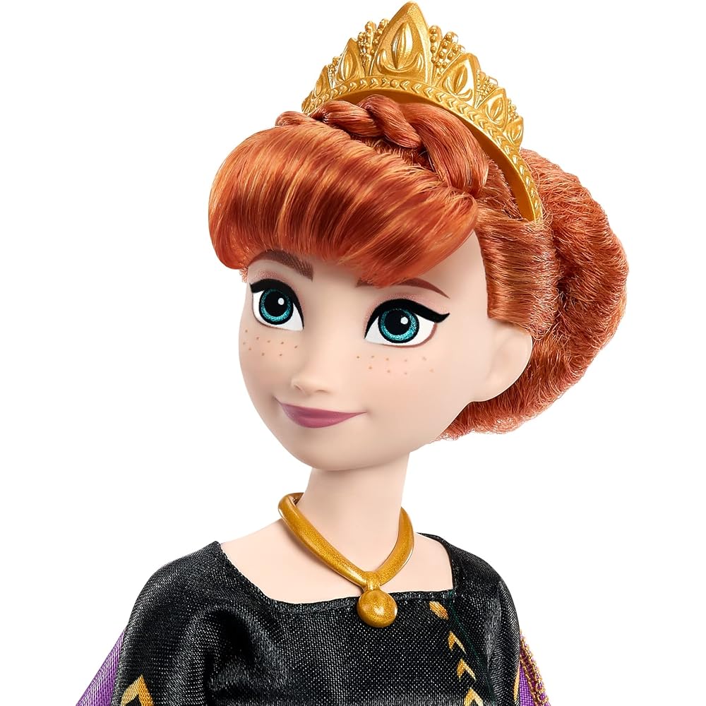 Mattel Disney Frozen Anna and Elsa Doll Set 2 Pieces Dress-Up Dolls for Ages 3 and Up