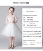 Girls' Puffy Evening Dress - Princess Flower Girl Piano Performance Costume