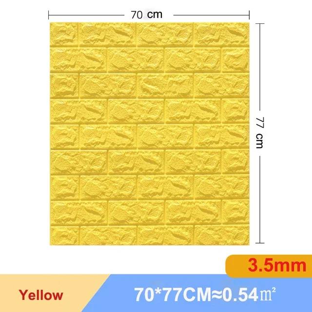 1/5/10 Pcs 3D Wall Stickers Self Adhesive Foam Panels Home Wall Decor Living Room House Brick Sticker Wallpaper Decoration
