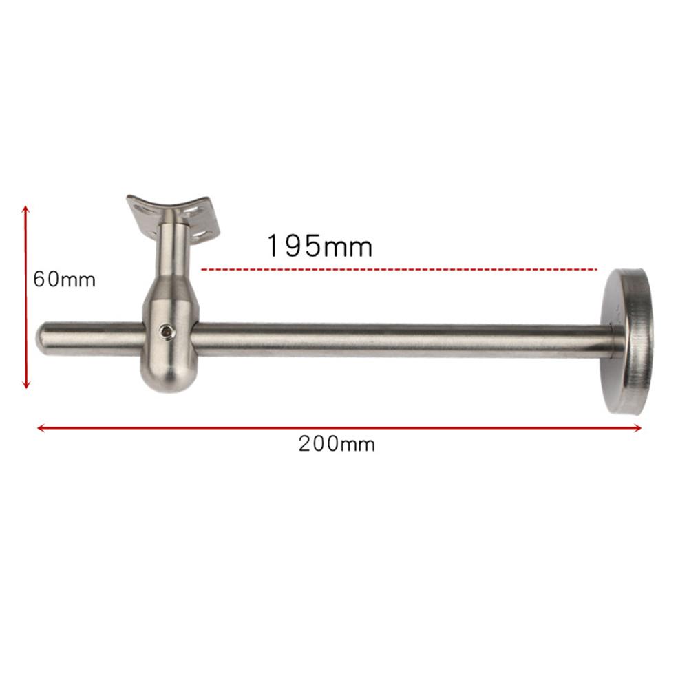Rust Resistant Handrail Adjustable Handrail Bracket 304 Stainless Steel Material Indoor Outdoor Settings For Balcony Safety