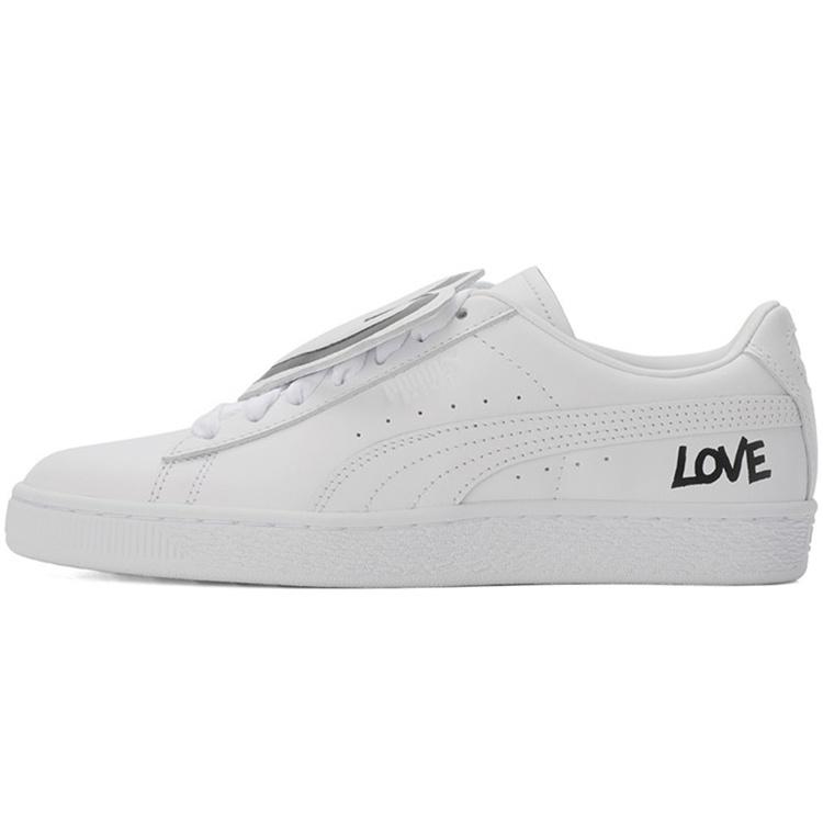 (WMNS) PUMA Basket Badge HNDWRTTN White Women s 370190-01 EU 36