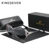 KINGSEVEN Trendy Women‘s Sunglasses Luxury Lady Anti-UV400 Polarized Glasses Fox Oval Frame Casual Shopping Fashion Eyewear