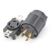 Hochbelastbare NEMA L14 30P und L14 30R Verriegelungsstecker und -steckdosen 30A 125/250V