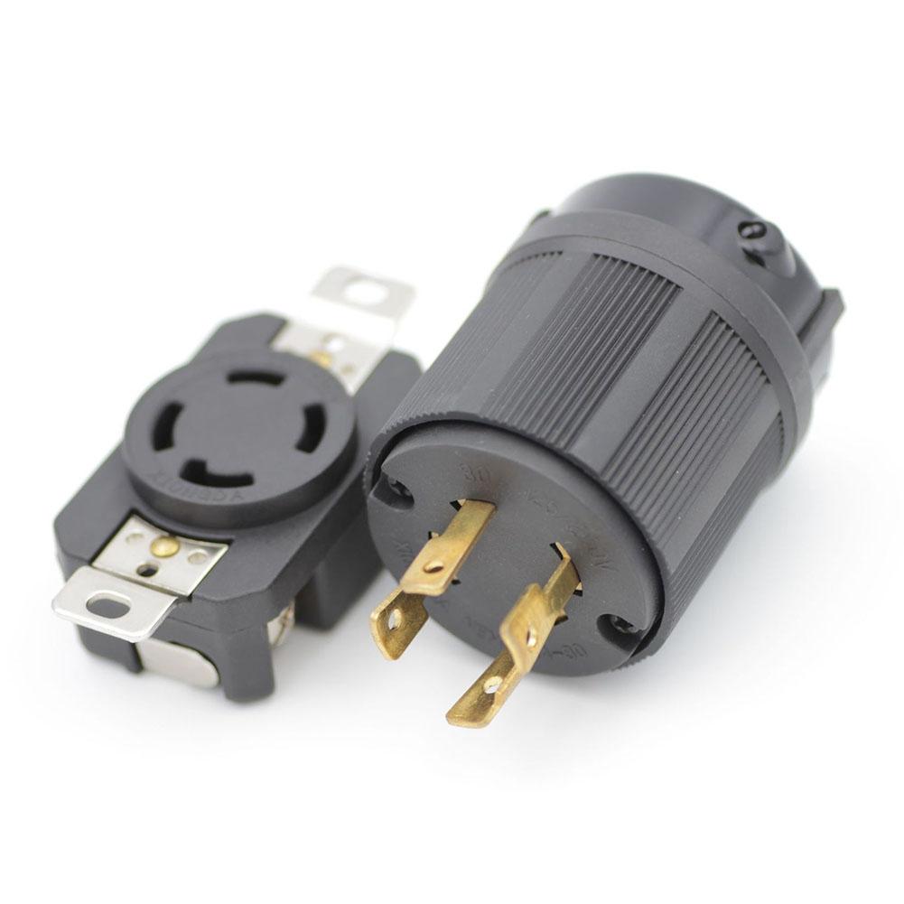 Hochbelastbare NEMA L14 30P und L14 30R Verriegelungsstecker und -steckdosen 30A 125/250V