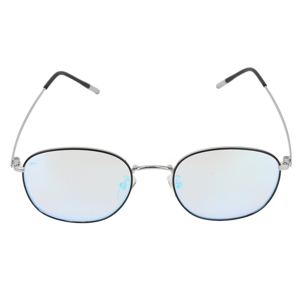 Farbenblindheitsbrille beidseitig beschichtet Rot Grün Farbenblindheitsbrille zum Überqueren der Straße Silber Schwarz