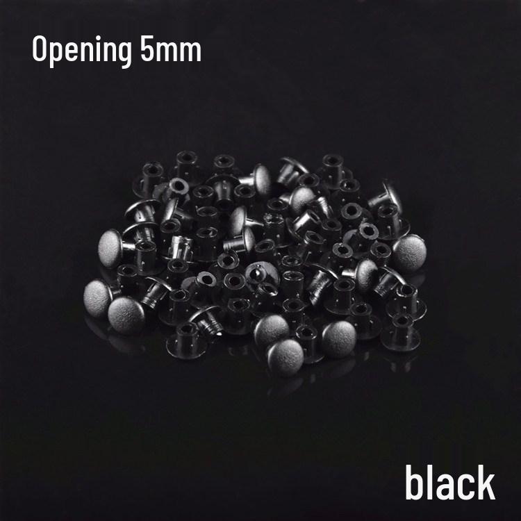 Round Plastic Hole Plugs for Cabinets and Wardrobes - Decorative Dustproof Screw Covers