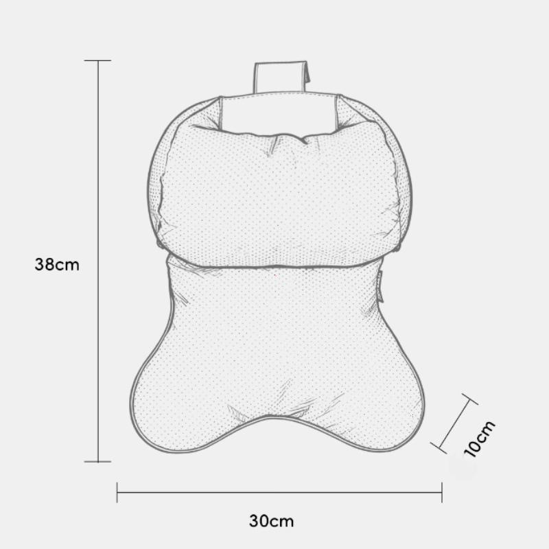 Car Seat Headrest Universal Travel Rest Breathable Neck Pillow Protect Neck Soft Comfortable Neck Rest Car Accessories