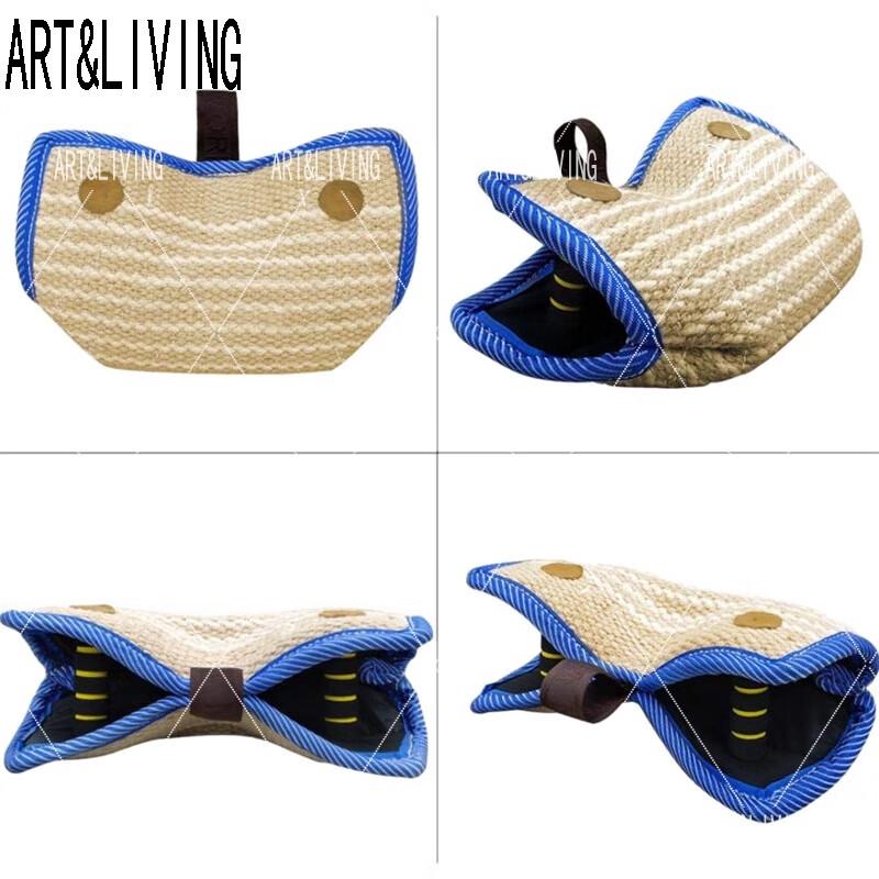 ART&LIVING Dog Training Linen Bite Pillow