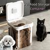 Large Capacity Pet Food Storage Container Transparent Food Storage Bucket  Grain Storage