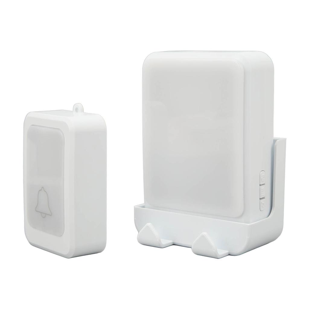 Cordless Doorbell LED Color Battery Powered Deaf Mute Services Caller for The Elderly Doorbell