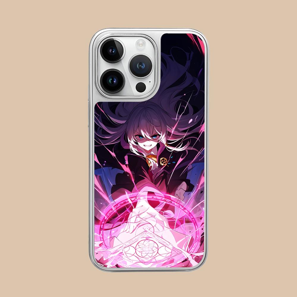 Wandering Witch Elaina Silver Plating Mobile Phone Case for iPhone 17 16 15 14 13 12 11 Air Pro Max Plus Colorful Cover