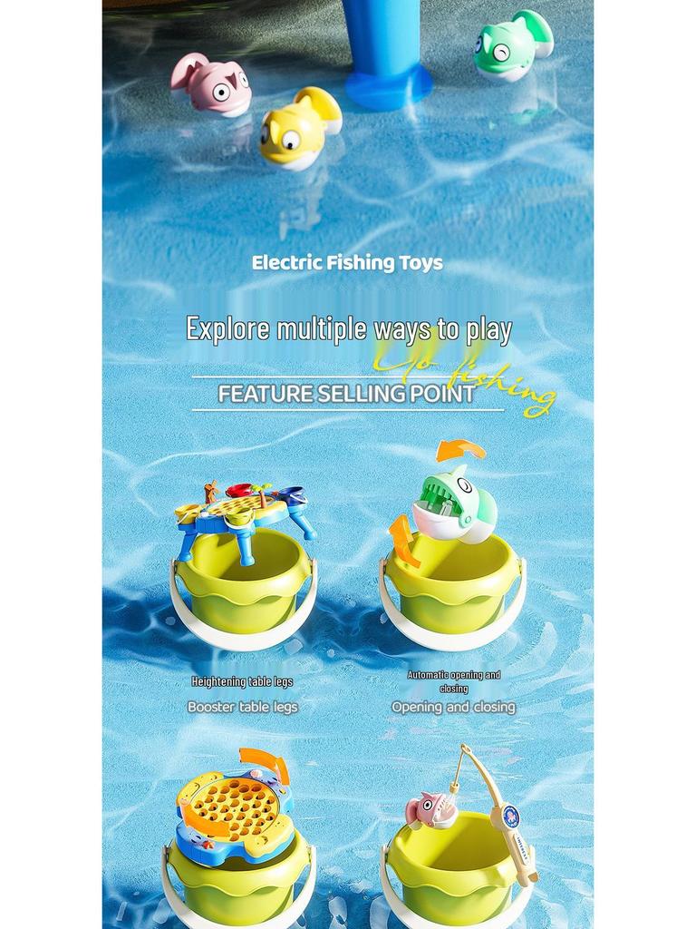 Educational Magnetic Fishing Toy for Toddlers Aged 1-3 Years