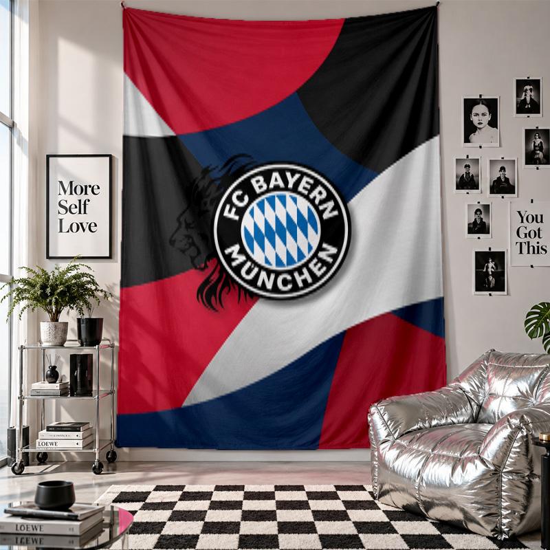 Arazzo da Parete Bayern Monaco Decorazione per la Casa Tessuto da Appendere a Parete per Camera da Letto Soggiorno Sfondo