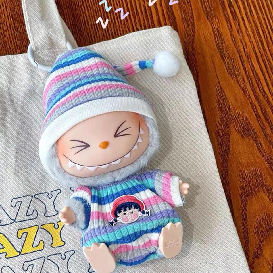 Labubu Ubrania Moda Kombinezony Labubu Idol V1 V2 Lalki Akcesoria do Ubrań 15/17cm Pluszowa Lalka Uniwersalna Zabawka Prezenty W magazynie