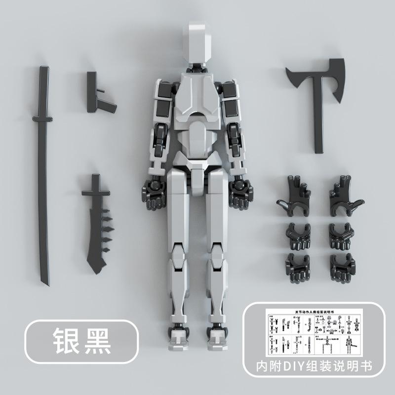 3D-gedrucktes Schaufensterpuppen-Actionfiguren-Spielzeug Dummy 13 Formwandler Roboter Mehrgelenkig Beweglich Kinder Erwachsene Eltern-Kind-Spiele Geschenke