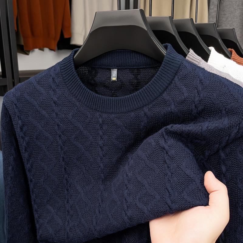 Men s Crew Neck Middle-Aged & Young Fashion Casual M