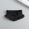 Fashion Ruffles Button Fake Collar for Women Stand Detachable Collar Fake Girls Vintage Lace Ladies False Blouse Collar