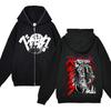 European and American fashion zippered sweatshirt Full Zip Up Hoodies