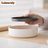 Sheep Fat Jade Porcelain Pot Bearing Holder Boutique Water Storage Dry Brew Table Tea Tray Pot Base Chinese Kung Fu Teaset Craft