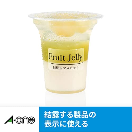 A-One Label Sticker Inkjet Super Water Resistant Glossy Film Transparent A4 Uncut 3 Sheets 30601E