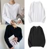 Cotton Long Sleeve T Shirt For Women Men Casual Basic With Round Neck For Spring