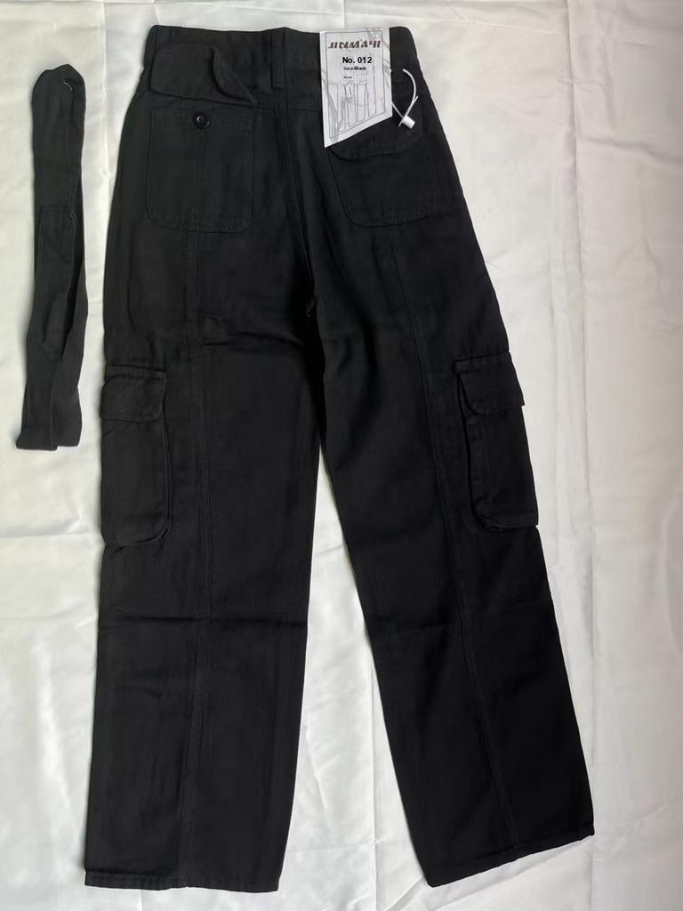 New In Autumn/Winter Women's Casual Retro Workwear Dad Jeans Loose Wide Leg Straight Leg Denim Pants for Women