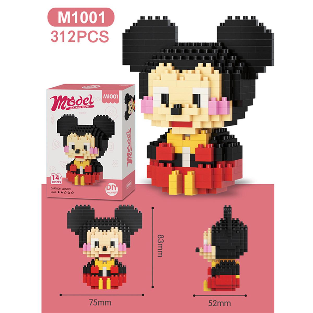 Мультяшные строительные блоки, Развивающие конструкторы для детей, Креативные наборы для сборки мини-фигурок своими руками, Детские подарки