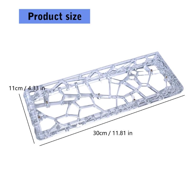 1PC Ventilated Keyboards Shell Case Durability Enhances Airflow for GH60 GT60 Multiple Brands Easy Installation