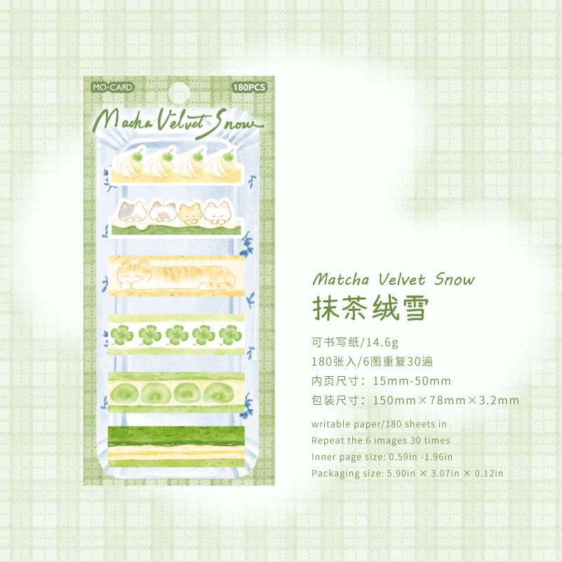 

Kawai Gift Special Shaped Index Sticky Notes Dingding Cake Shop Series Student Classification Key Mark Message Stickers Lovely