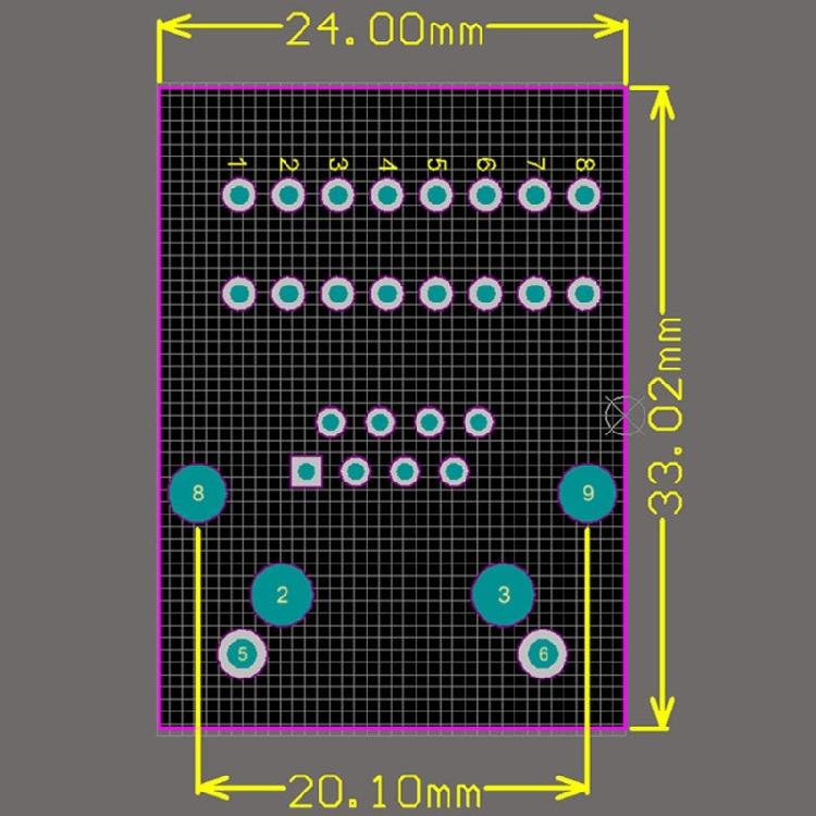 Industrieller RJ45 8-Pin Klemmenblock-Adapter DIN-Schienenmontage Netzwerk-Interface-Platine Mit Werkzeuglosem Verbindungsdesign