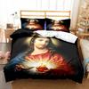 Ensemble de literie Jésus Vierge Marie Chambre Lit Jumeau Ensemble de literie Couette Enfants Adultes Lit Housse de couette Double King Couette Décoration d'intérieur