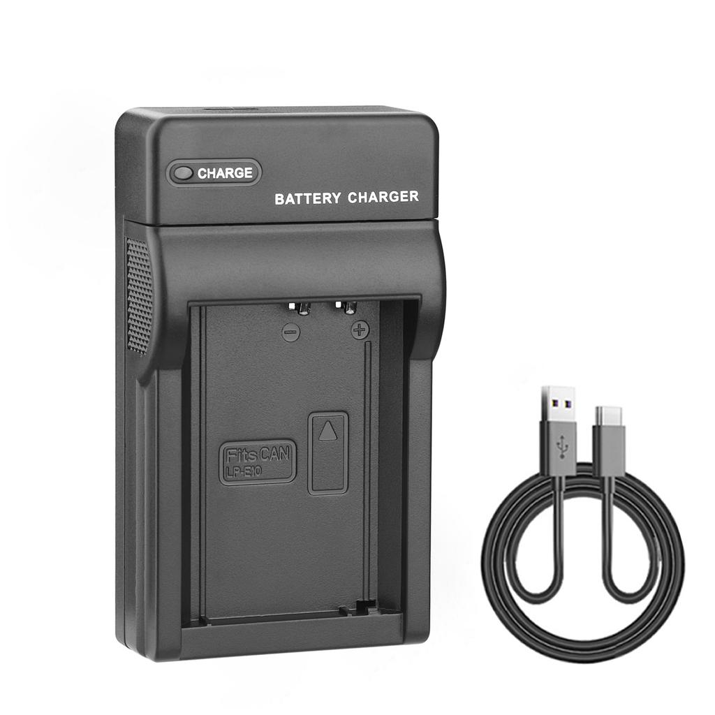 Battery Charger LP-E10 for Canon EOS Rebel T3, T5, T6, T7, Kiss X50, X70, X80, X90, 1100D, 1200D, 1300D, 1500D, 3000D