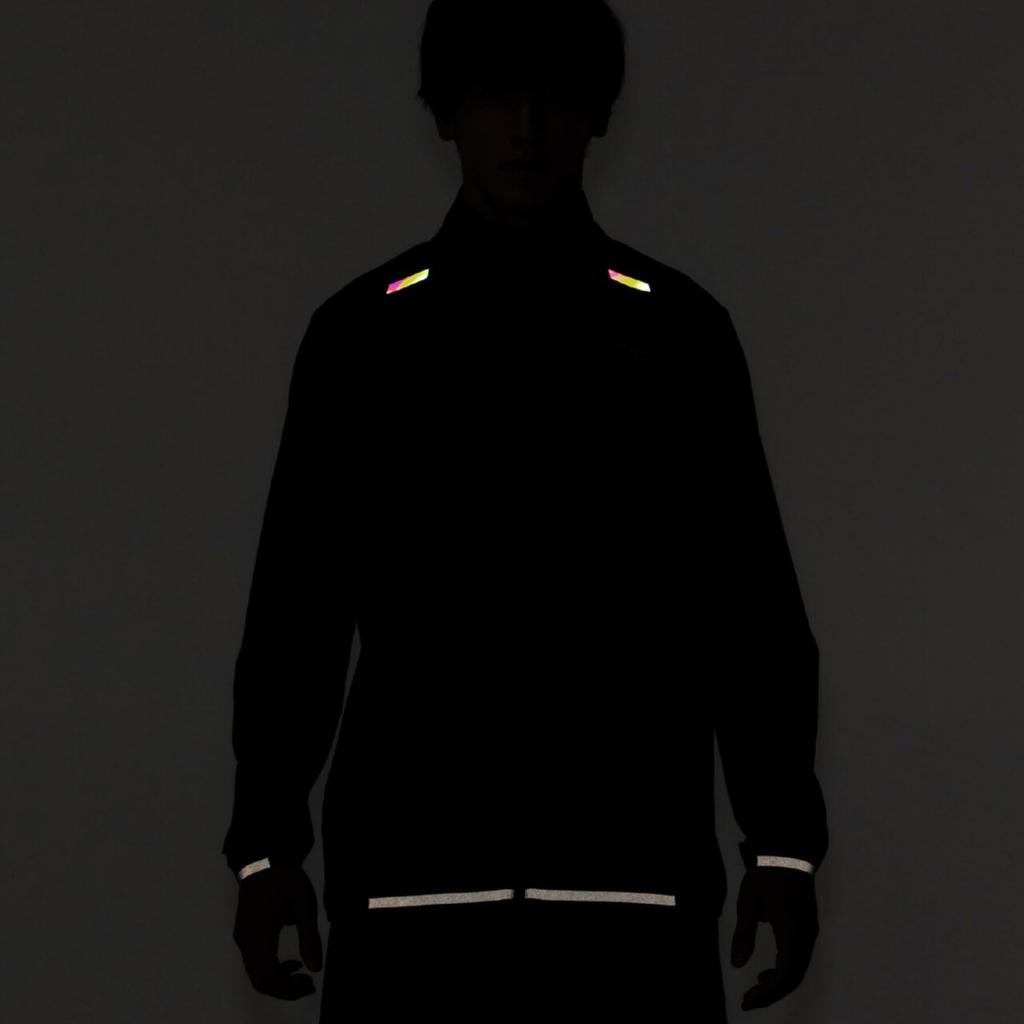 Mizuno Laufbekleidung Premium Packbare Wasserabweisende Schwarze Jacke, J2MEC000, Herren,