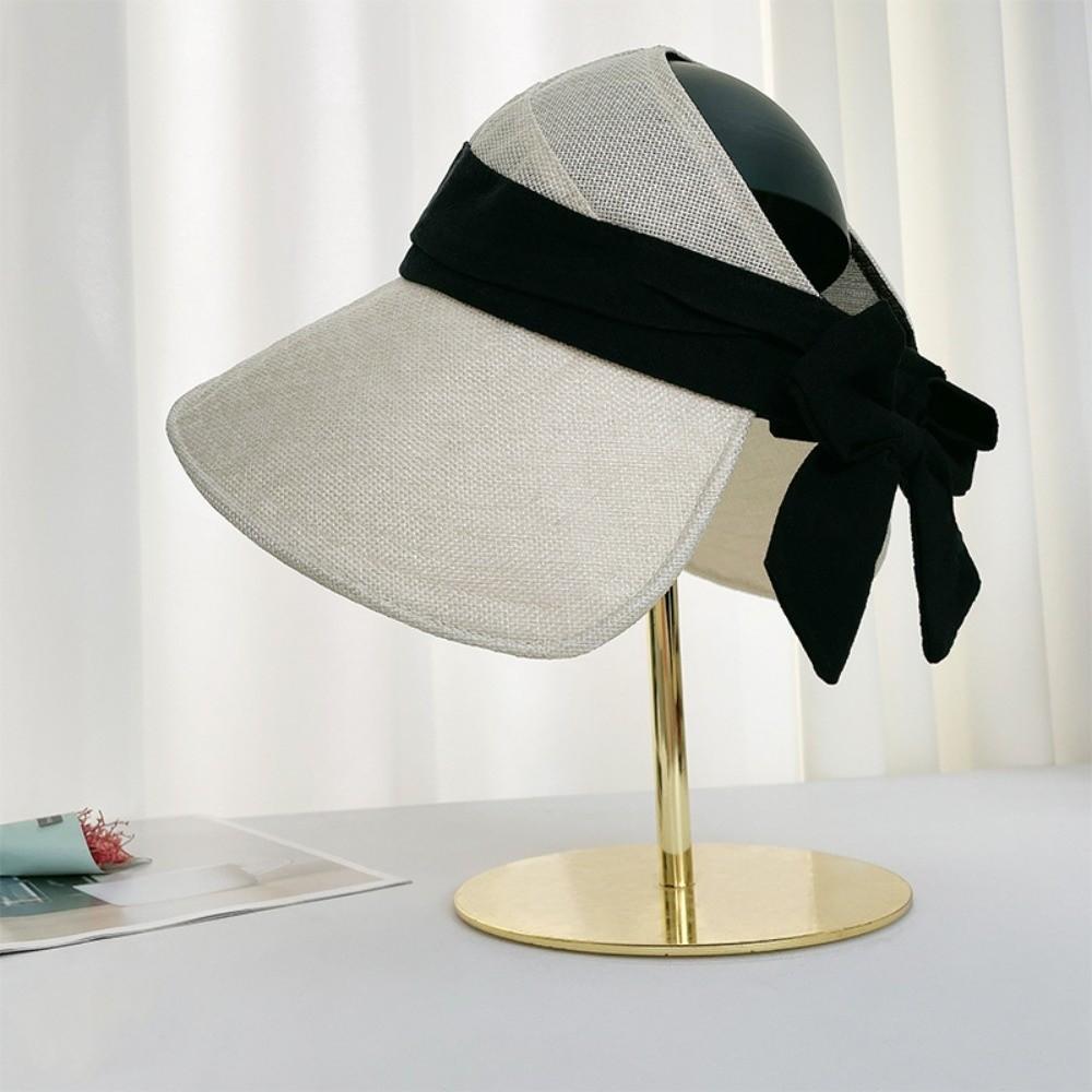 Cotton and Linen Sun Protection Hat Lightweight Beach Hats New Large Brim Hat  Beach Wear