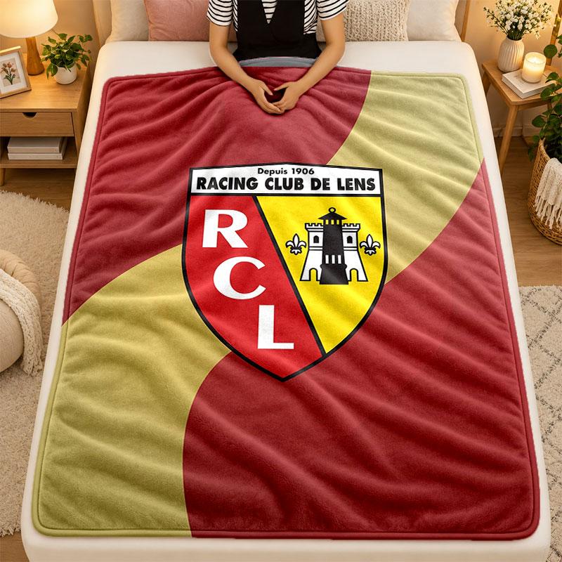 Flannel BlanketLens FC Warm Soft Throw Blanket for Indoor Sofa Bed Living Room Use