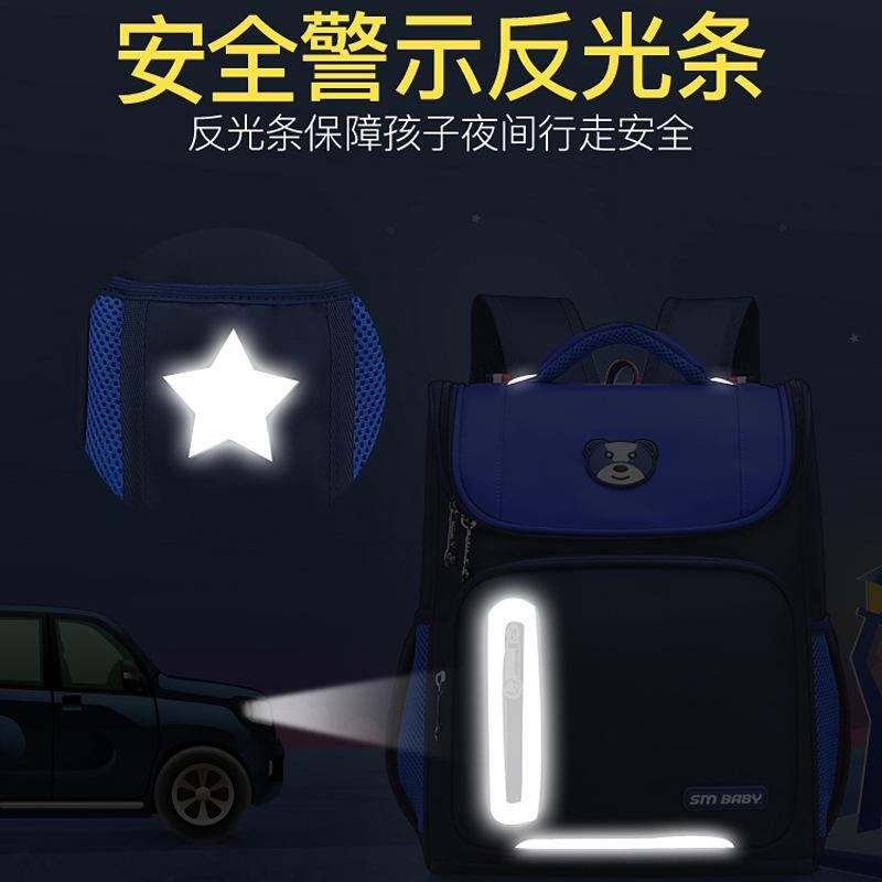 Elementary school bag, children's space bag, anti-splashing rod backpack.