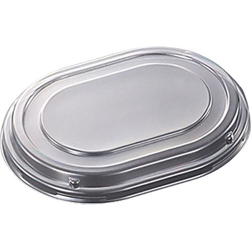 

Chuo Kagaku Made in Japan Disposable Container Lids, CT Petit Donburi, Oval, Pack of 50, Size: Approx. 16.8 x 12.3 x 2 cm