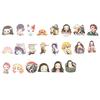 50Pcs Anime Demon Slayer Pvc Sticker For Luggage Laptop Skateboard Waterproof