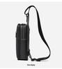 Men's 2024 High-End Waterproof Multifunctional Crossbody Bag - Casual Fashion Chest & Shoulder Bag