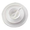 ZISIZ Bone China Gold Rim Tableware Set