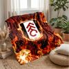 Fulham Football Print Flannel Blanket, Soft Warm Lightweight Throw Blanket for Sofa Bed Camping