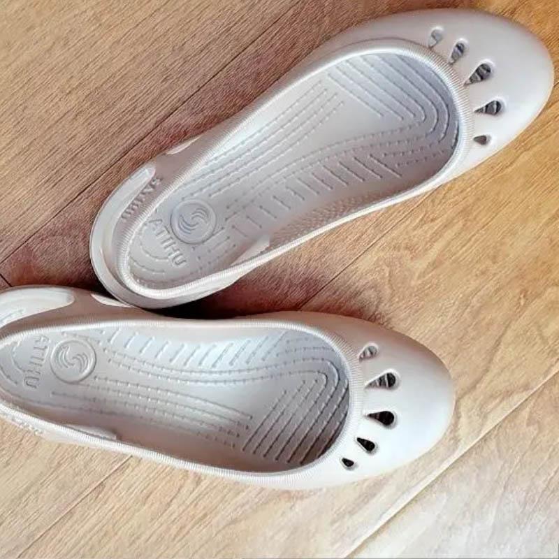 Wodoodporne i oddychające buty perforowane W lecie Pora deszczowa Wypoczynek i modna turystyka plażowa Damskie sandały z wycięciem Jednolity kolor Wszechstronny