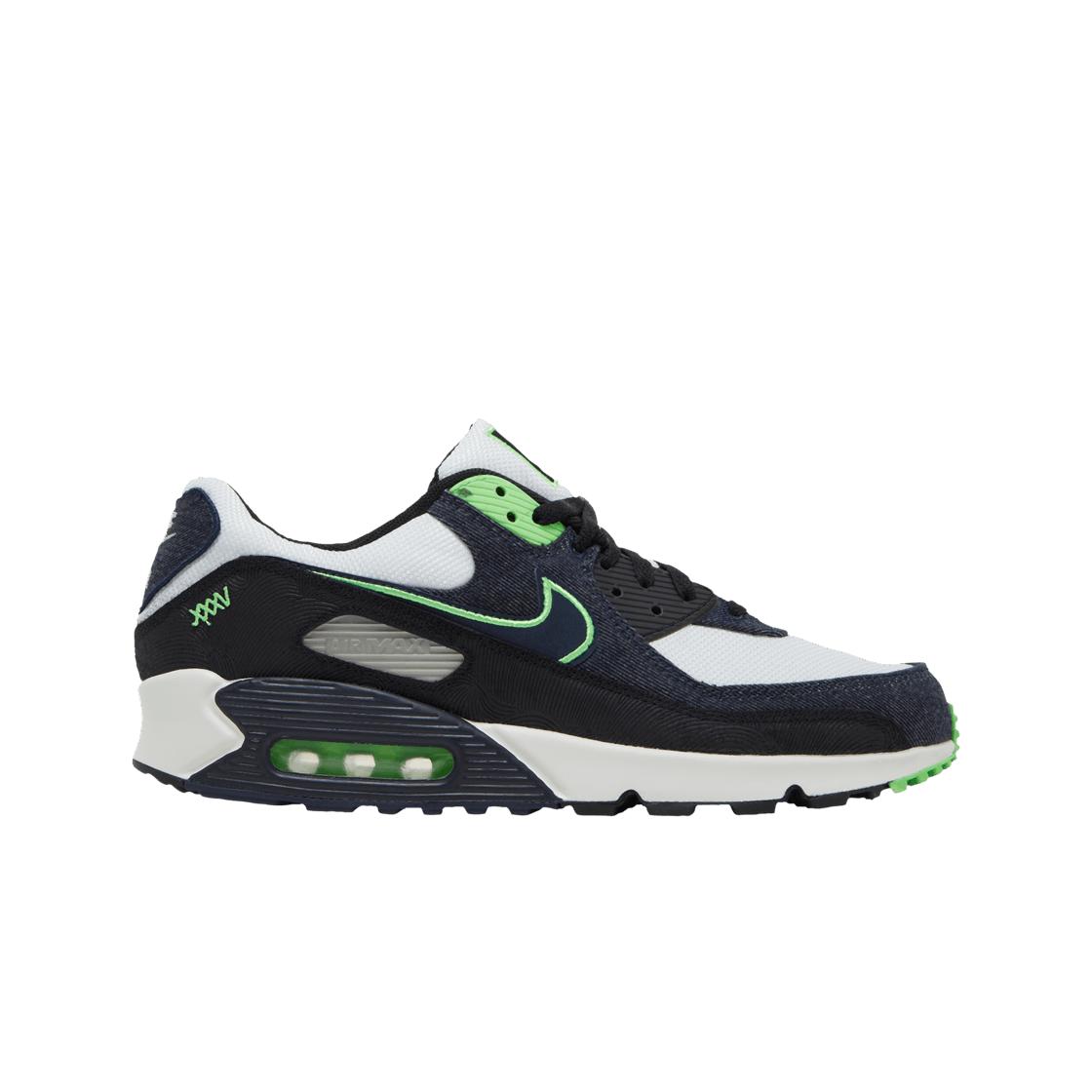 

Мужские кроссовки Nike Air Max 90 SE Black Scream Green DN4155-001