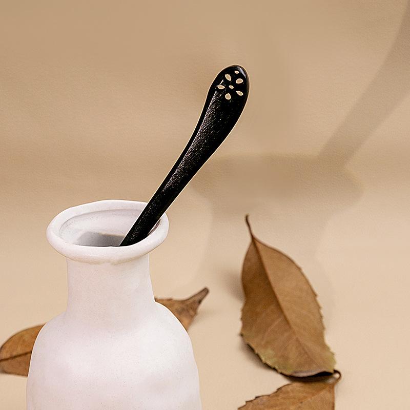 

Новая простая заколка для волос из черного дерева в китайском стиле, заколка для волос в древнем стиле, цинсам, деревянные украшения для волос, черные деревянные заколки оптом