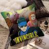 Animation Superhero I-Invincible Cartoon Decorative Room Aesthetics Pillow Case Home Decor Bedroom Bed Couch Pillow Cover 45x45