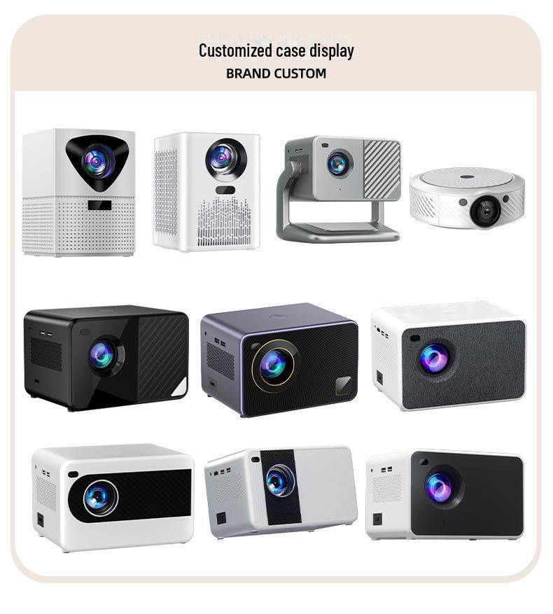Electric Focus S6: Portable 1080P HD Projector with Smartphone Screen Projection for Home Theater