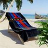 Martini Racing Print Strandtuch, Großes Weiches Schnelltrocknendes Handtuch für Strand Camping Schwimmen