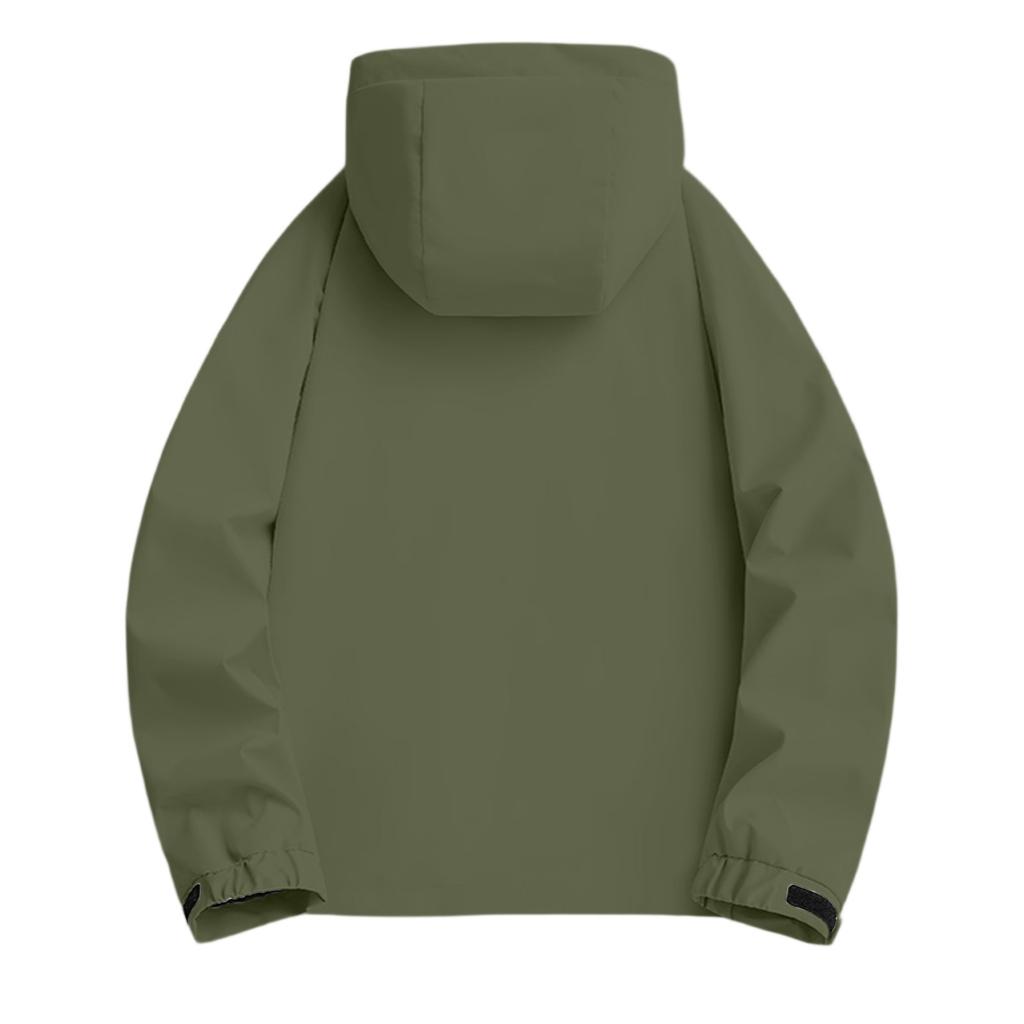Mrat Wasserdichte Herren-Jacke Mit Kapuze, Atmungsaktiv, Winddicht, Sportbekleidung, Angeln, Jagd, Klettern, Wandern, Schnell Trocknend,